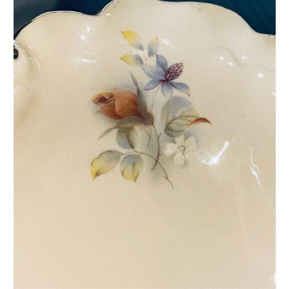 Vintage Hal Mar Serving Large Trinket Porcelain Dish - Picture 5 of 7